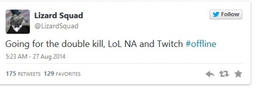Lizard Squad удари Twitch и League of Legends