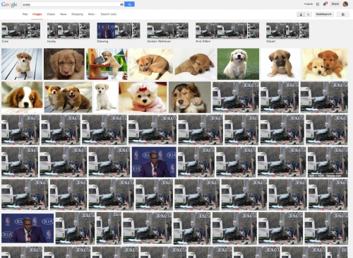 Проблем с Google Images озадачи мнозина
