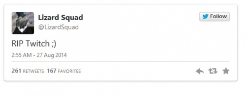 Lizard Squad удари Twitch и League of Legends