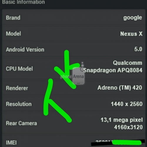 Нови данни за смартфона Motorola Nexus X