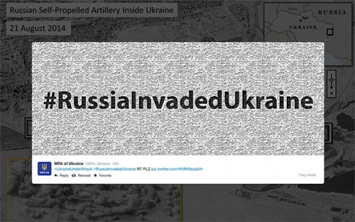 Украйна мобилизира своите Twitter потребители срещу инвазията на Русия