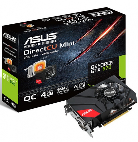 ASUS готви компактния адаптер GeForce GTX 970 DirectCU Mini