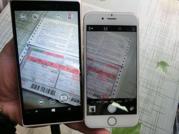 Прототип на Lumia 1030 бе сравнен с iPhone 6