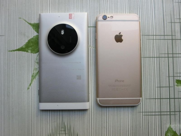 Прототип на Lumia 1030 бе сравнен с iPhone 6