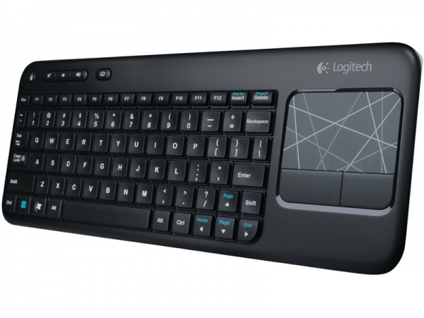 Logitech Wireless Touch Keyboard K400 дава на потребителите пълен контрол при работа със Smart телевизори