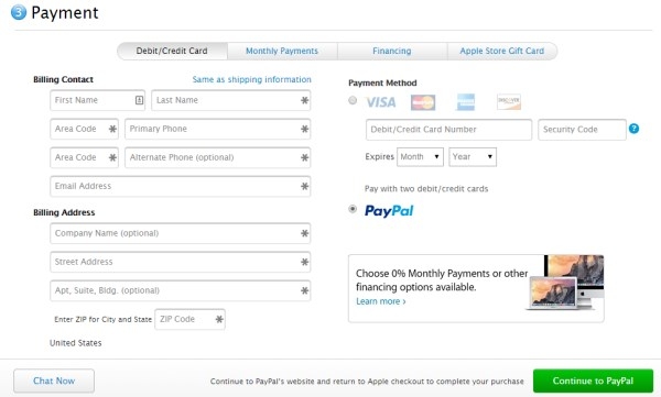 Apple   PayPal    