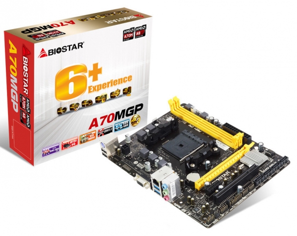 Biostar официално представи дънната платка A70MGP на базата на чипсета AMD A70M