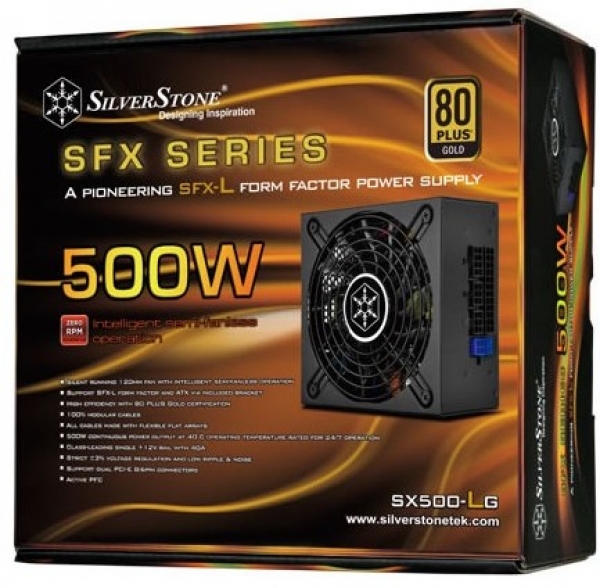 SilverStone подготвя пускането на захранващия блок SX500-LG във формат SFX-L
