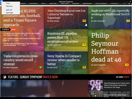 Windows 8.1 Update 1 се появи по тракерите