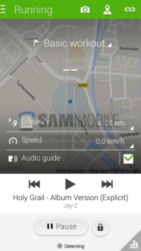 Изтекло приложение загатва промените в интерфейса на Galaxy S 5