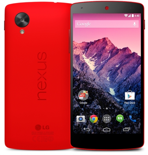 Червеният Nexus 5 вече е в Google Play