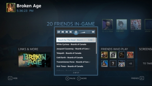 Steam скоро ще поддържа музикален плейър