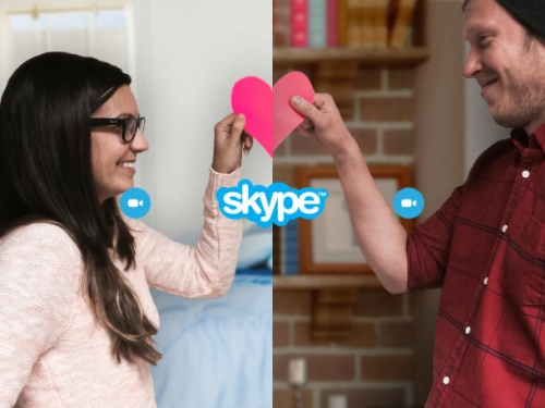 Skype помагал на връзките от разстояние