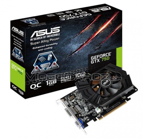 ASUS показа собствени версии на адаптерите GeForce GTX 750 Ti и GTX 750