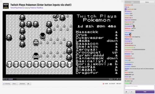12 хиляди души играха заедно Pokemon в сайта Twitch