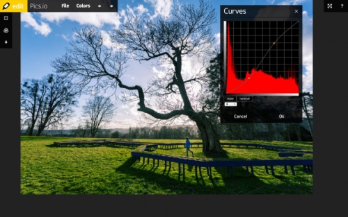 Pics.io Edit – основен онлайн инструмент за обработка на фотографии