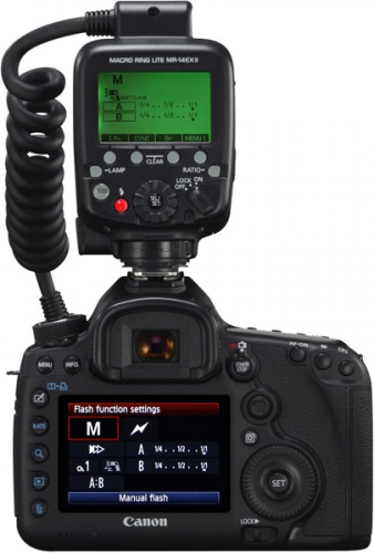 Canon MR 14EX II: пръстеновидна фотосветкавица за макроснимки
