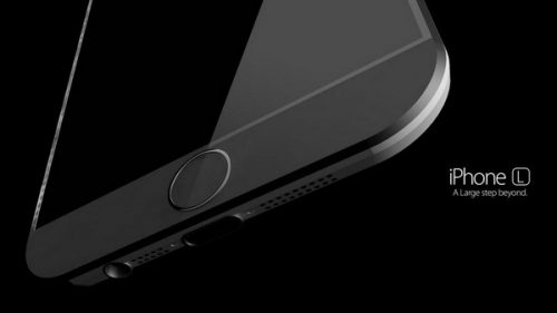 iPhone L с клиновидна форма под управлението на iOS 8
