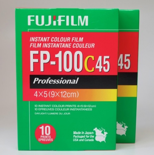 Fujifilm спират производството на филма FP-100C 4х5