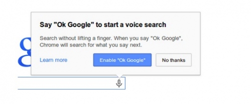 Google добавиха hands-free гласово търсене в Chrome