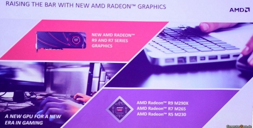 AMD представи мобилните видеокарти Radeon R9 M290X, R5 M230, R7 M265