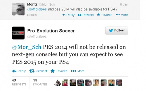 Konami обяви появата на PES 2015 за PS4