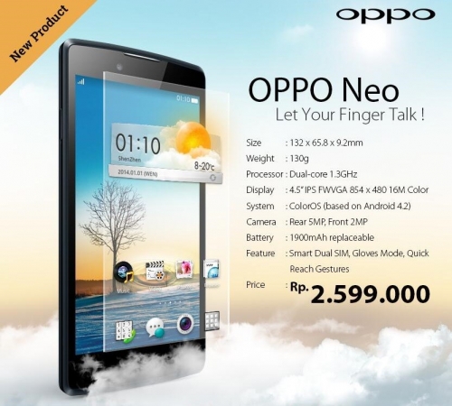 Стилният и евтин OPPO Neo: страхотни характеристики на достъпна цена