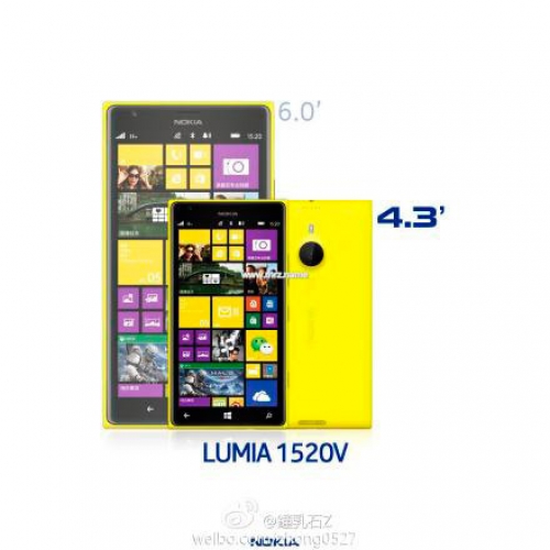 Nokia подготвя мини-версия на Lumia 1520 с 4,3-инчов екран