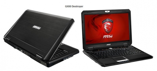 MSI анонсира геймърските ноутбукове GX70/GX60 Destroyer