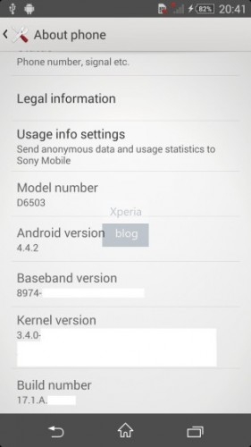 Повече за софтуера на Xperia Z2 ‘Sirius’