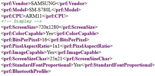 Появи се информация за неанонсирания смартфон SM-S780L от Samsung