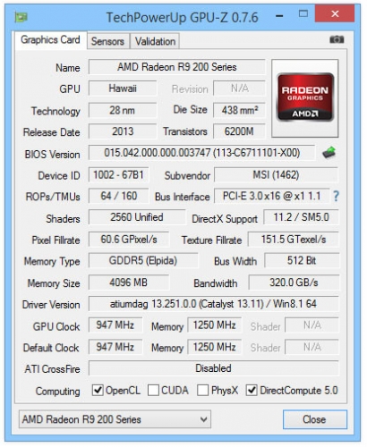 Новата версия на GPU-Z до 0.7.6 получи поддръжка на видеокартата GTX TITAN Black Edition