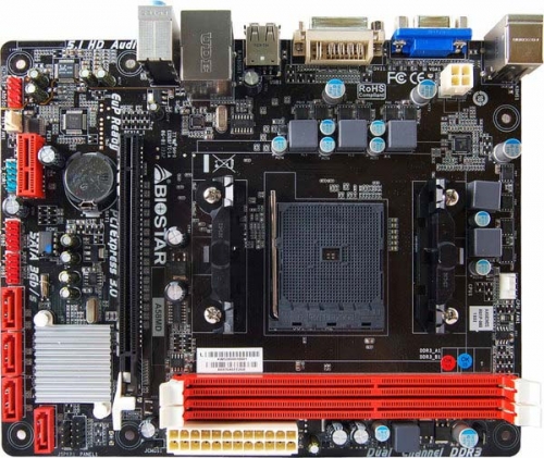 Системната платка Biostar A58MD е снабдена с процесорния конектор AMD FM2+