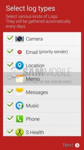 Samsung Galaxy S5 ще поддържа приложение на име Life Times?