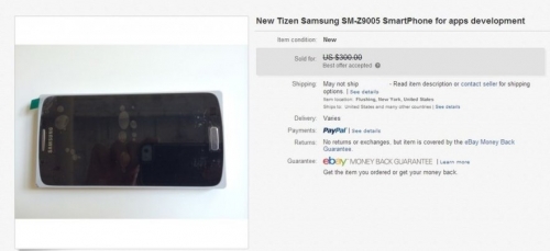В eBay продадоха първият Tizen-смартфон на Samsung