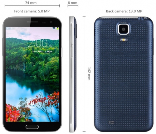 Kingelon G9000: клонинг на Galaxy S5 с 5,3-инчов екран