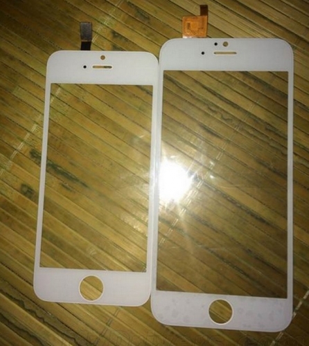 Сравнение на предните панели на iPhone 6 и iPhone 5s