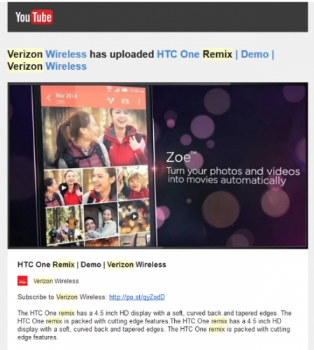 Промо-клип на HTC One Remix се появи в Youtube