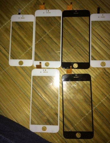 Сравнение на предните панели на iPhone 6 и iPhone 5s