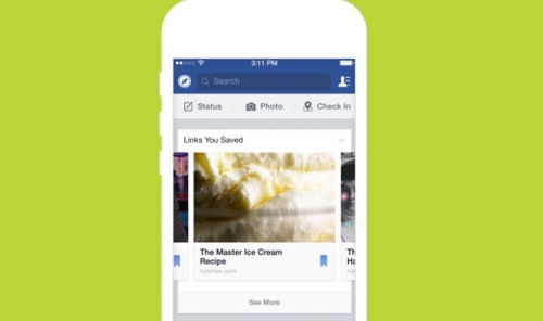 Facebook представиха опция за запазване на съдържание за по-късно четене