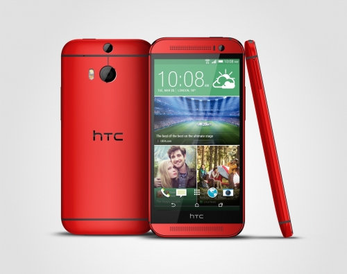 Червения и розовия HTC One (M8) се появиха в Европа