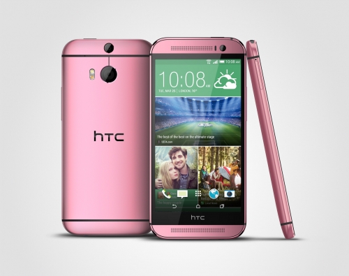 Червения и розовия HTC One (M8) се появиха в Европа