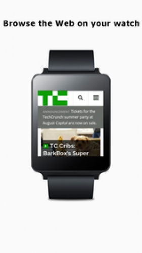 Излезе първият интернет-браузър за Android Wear