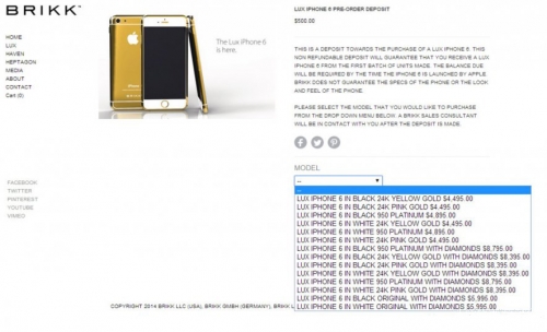 Вече може да бъде поръчан iPhone 6 от злато и платина (снимки и цени)