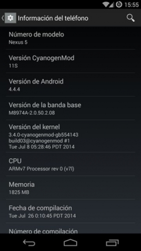 Nexus 5 получи напълно работещ интерфейс CyanogenMod 11S