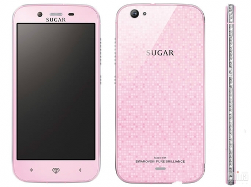 Sugar Macaron Mini: Android-смартфон с брилянти Swarovski и цена 0