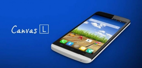 Micromax Canvas L A108: 5,5-инчов смартфон с Android KitKat