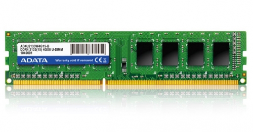 ADATA представи за десктоп системите модулите Premier DDR4 2133 MHz с волтаж 1,2V