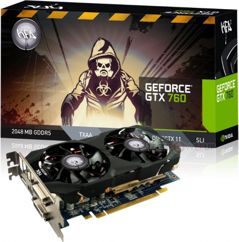 Galaxy пусна нова версия на KFA2 GeForce GTX 760 EX OC с обновен дизайн