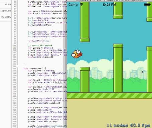 Програмист преписа Flappy Bird на новия език за програмиране Apple Swift